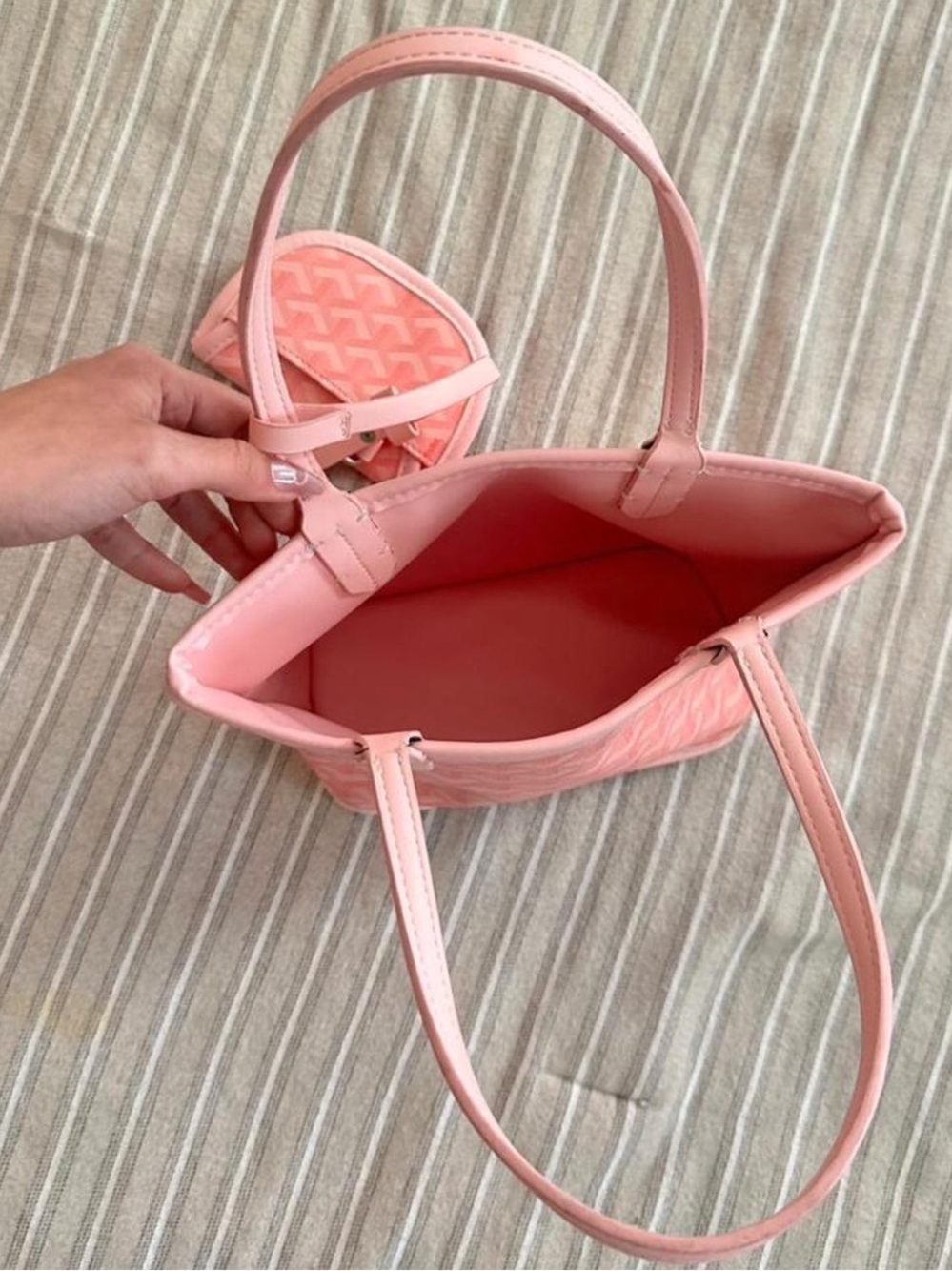 pink tote - Picture 2 of 3